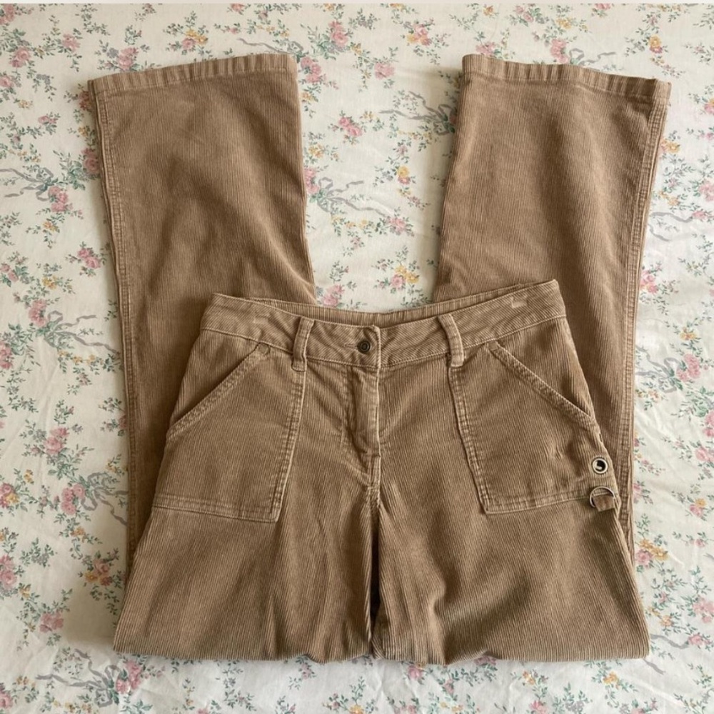 vintage fashion bug flare corduroy pants <3